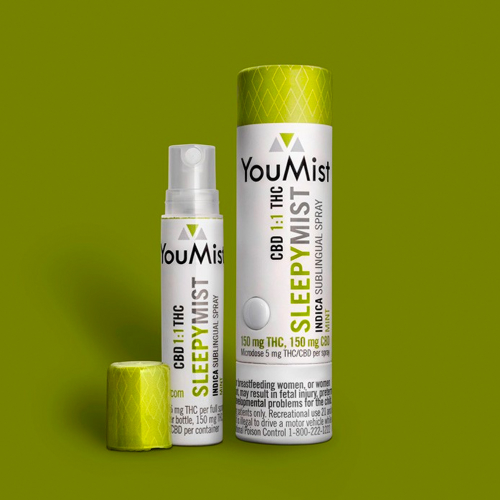 1:1 Sleepy (145mg CBD/145mg THC) by YouMist