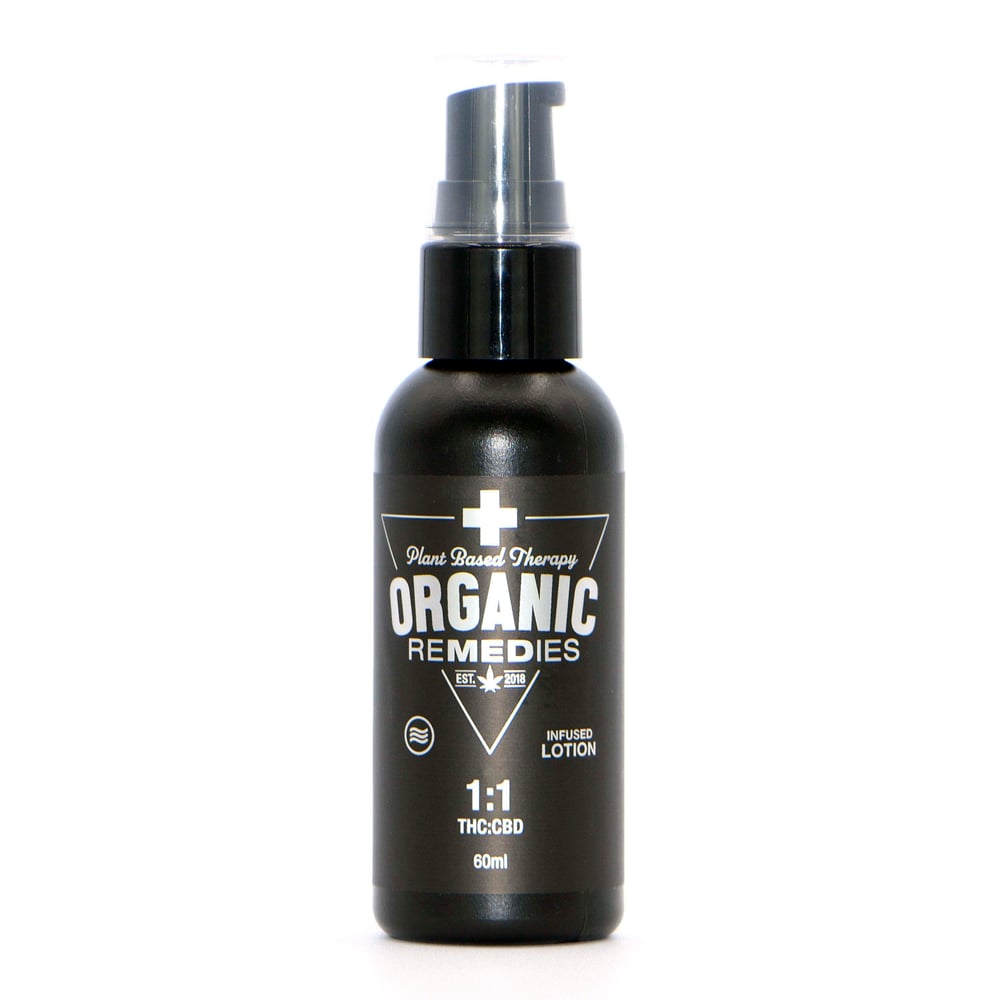 1:1 Citrus Eucalyptus Lotion (75mg CBD/75mg THC) by Organic Remedies