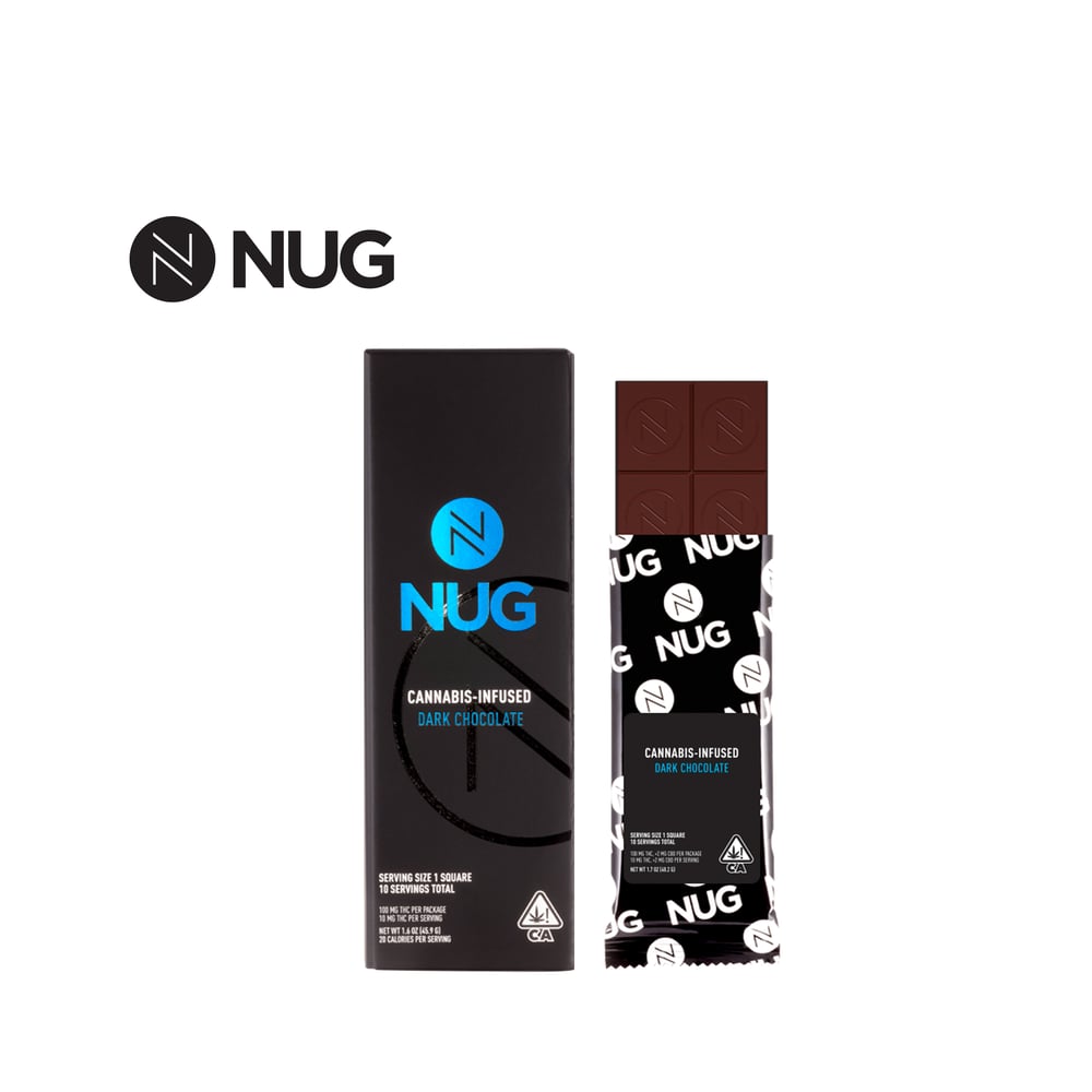 Dark Chocolate 100mg Bar by NUG