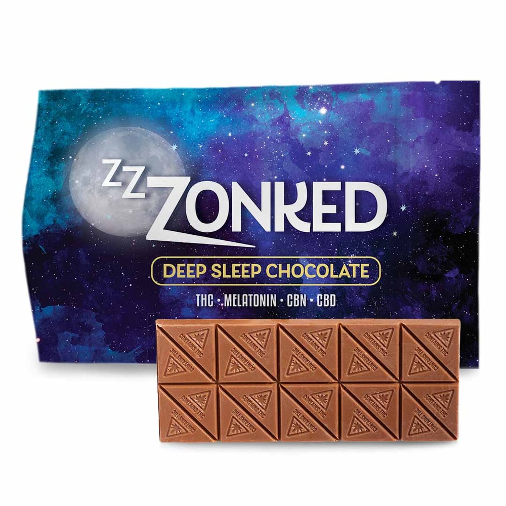 1:1:1 Milk Chocolate Deep Sleep Chocolate (100mg CBD/100mg CBN/100mg THC) by Zzzonked