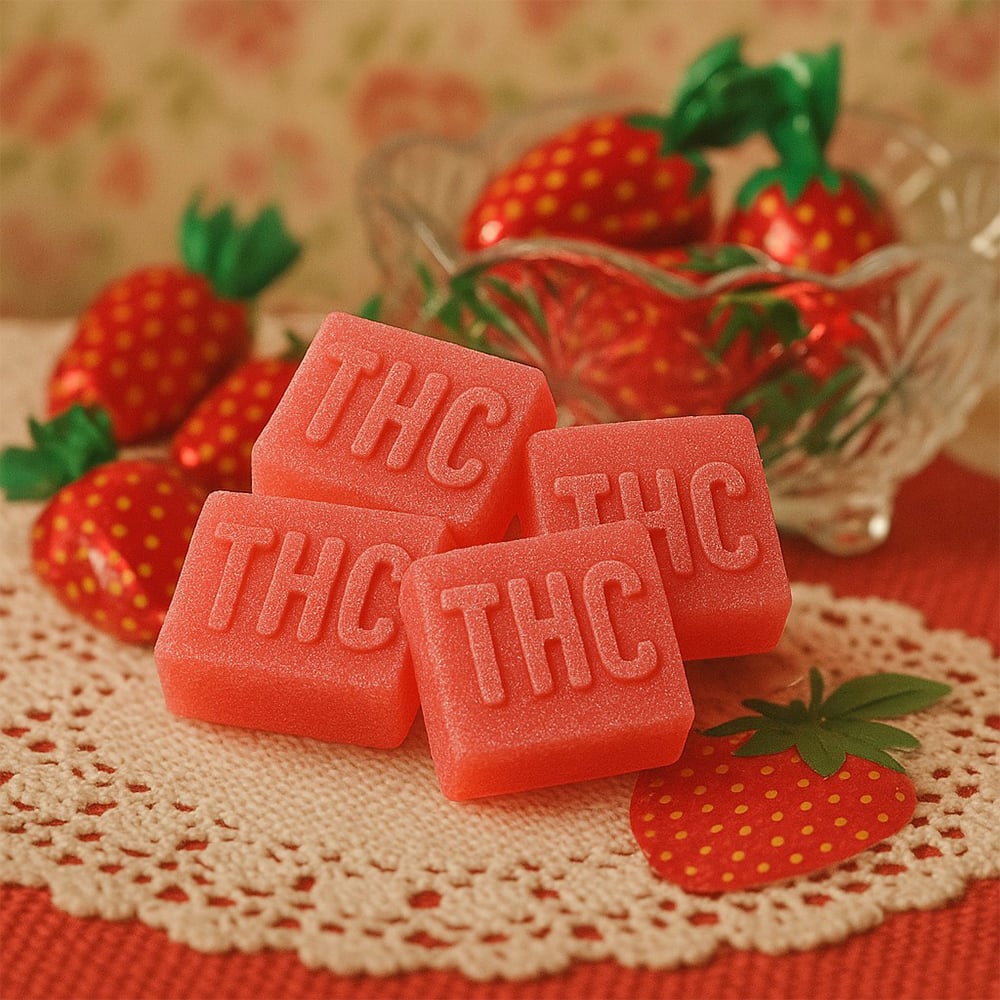 AGL 20 PACK STRAWBERRY THC/CBD GUMMIES 00710 by Advanced Grow Labs (AGL)