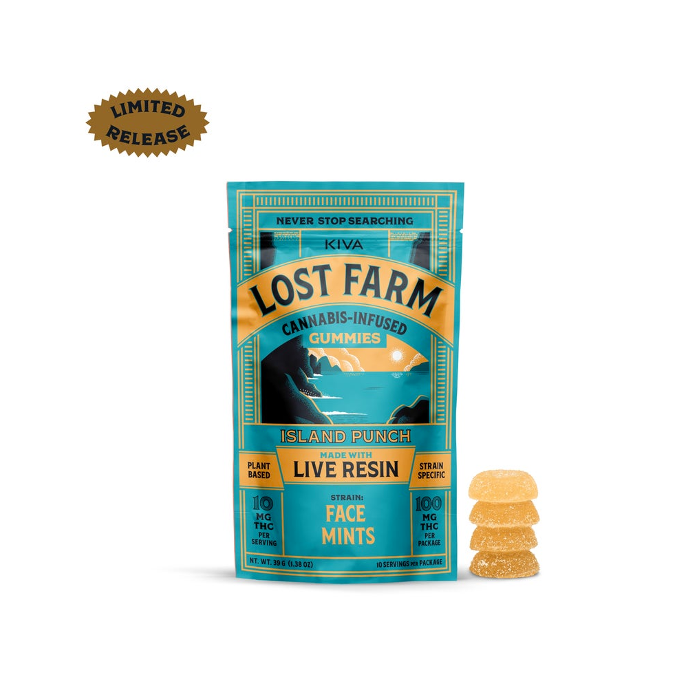 Island Punch x Face Mints [10pk] (100mg) by Lost Farm