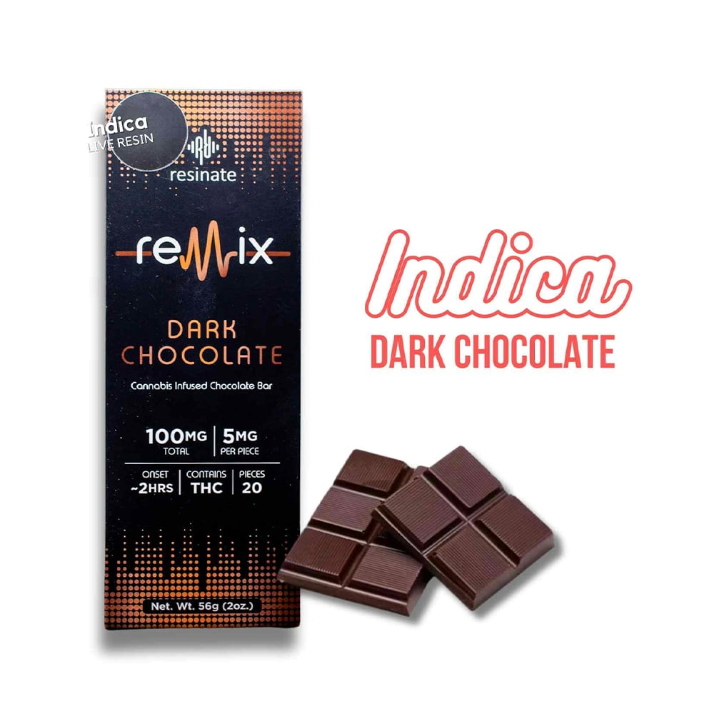 Dark Chocolate - Indica (100mg) by Remix