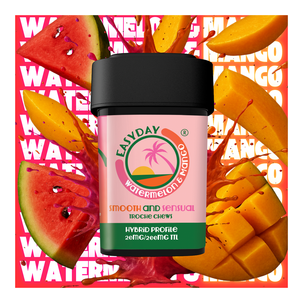 Watermelon  & Mango [20pk] (200mg) by Easyday Edibles