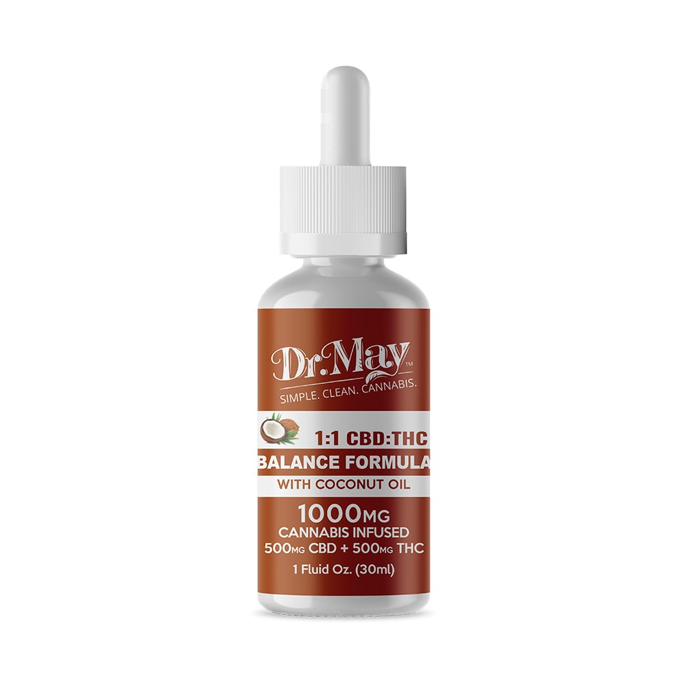 1:1 Balance 1000mg [30ml] (500mg CBD/500mg THC) by Dr. May