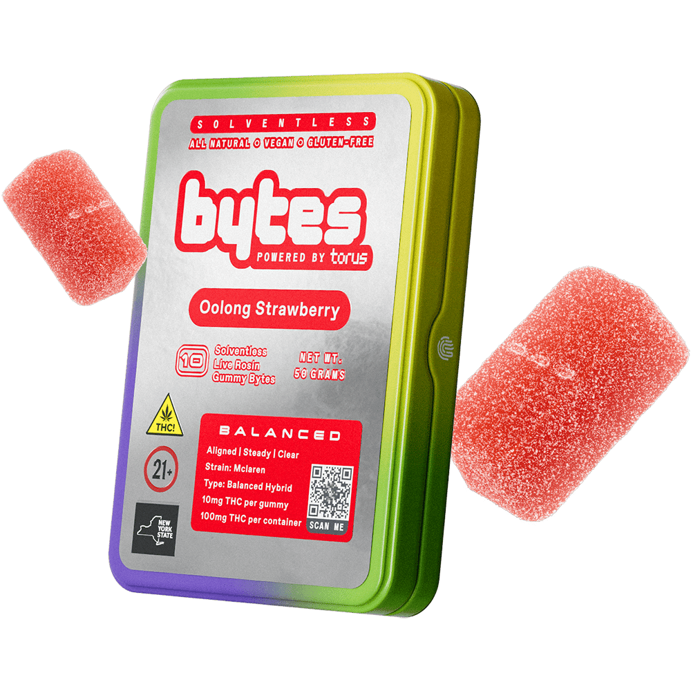 Oolong Strawberry [10pk] (100mg) by Bytes