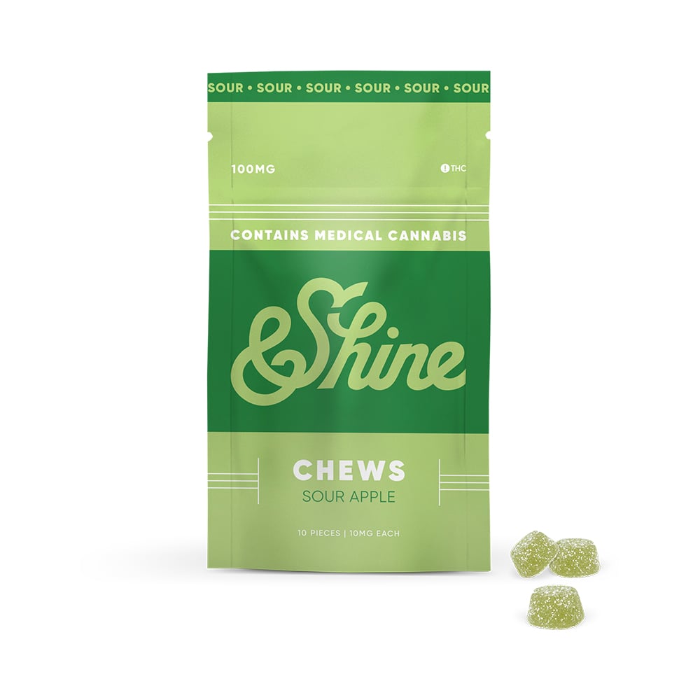Sour Apple [10pk] (100mg) by &Shine