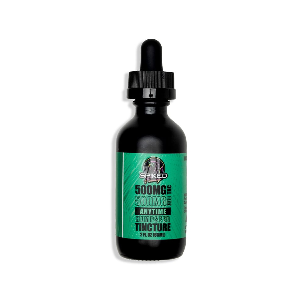 1:1 Anytime Hempseed [2oz] (500mg CBD/500mg THC) by Spiked Flamingo