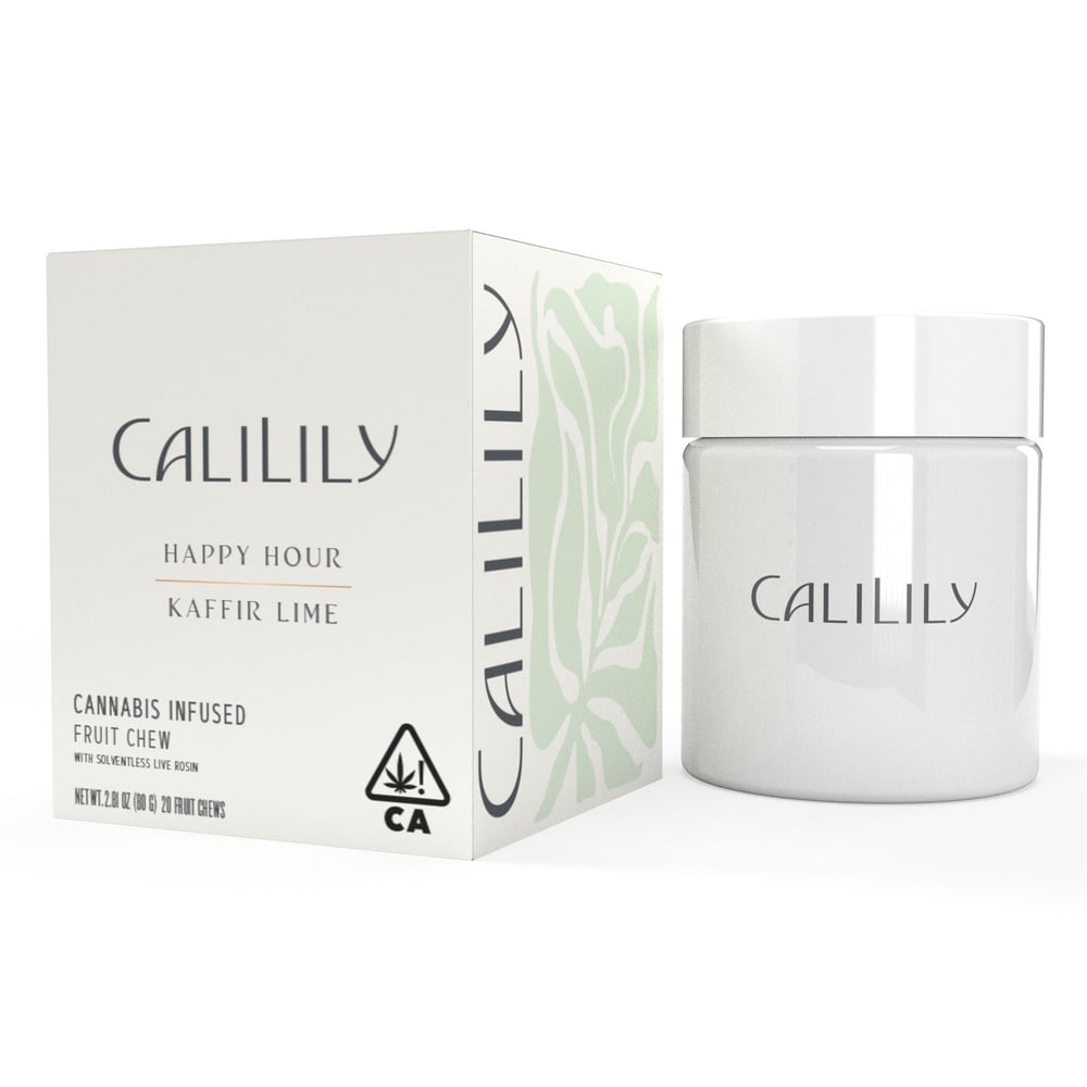 Happy Hour Kaffir Lime [20pk] (100mg THC/60mg THCV) by CaliLily