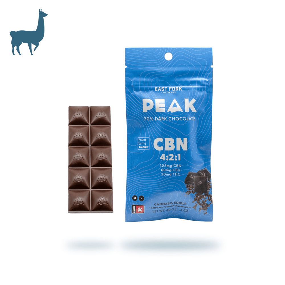 Dark Chocolate - CBN 4:2:1 (125mg CBN/60mg CBD/30mg THC) by East Fork Cultivars