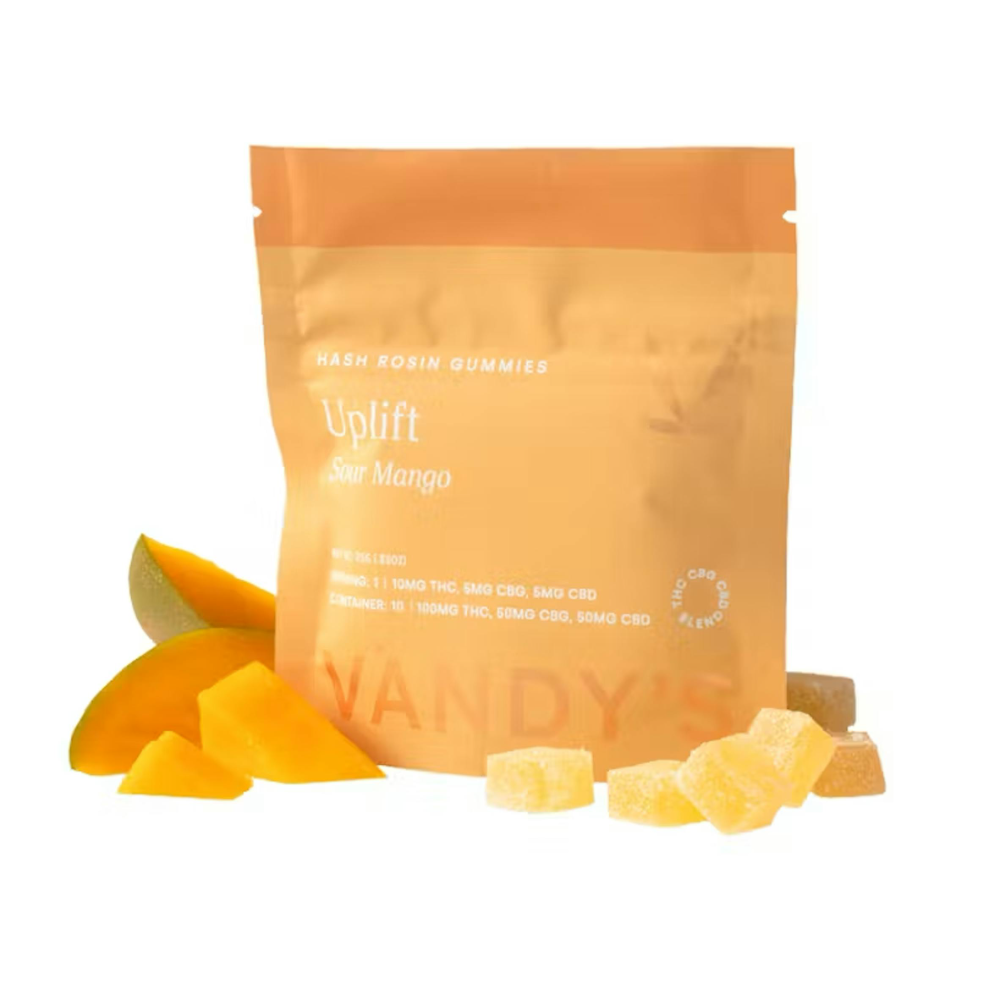 2:1:1 Uplift - Sour Mango [10pk] (100mg THC/50mg CBG/50mg CBD) by Vandy's