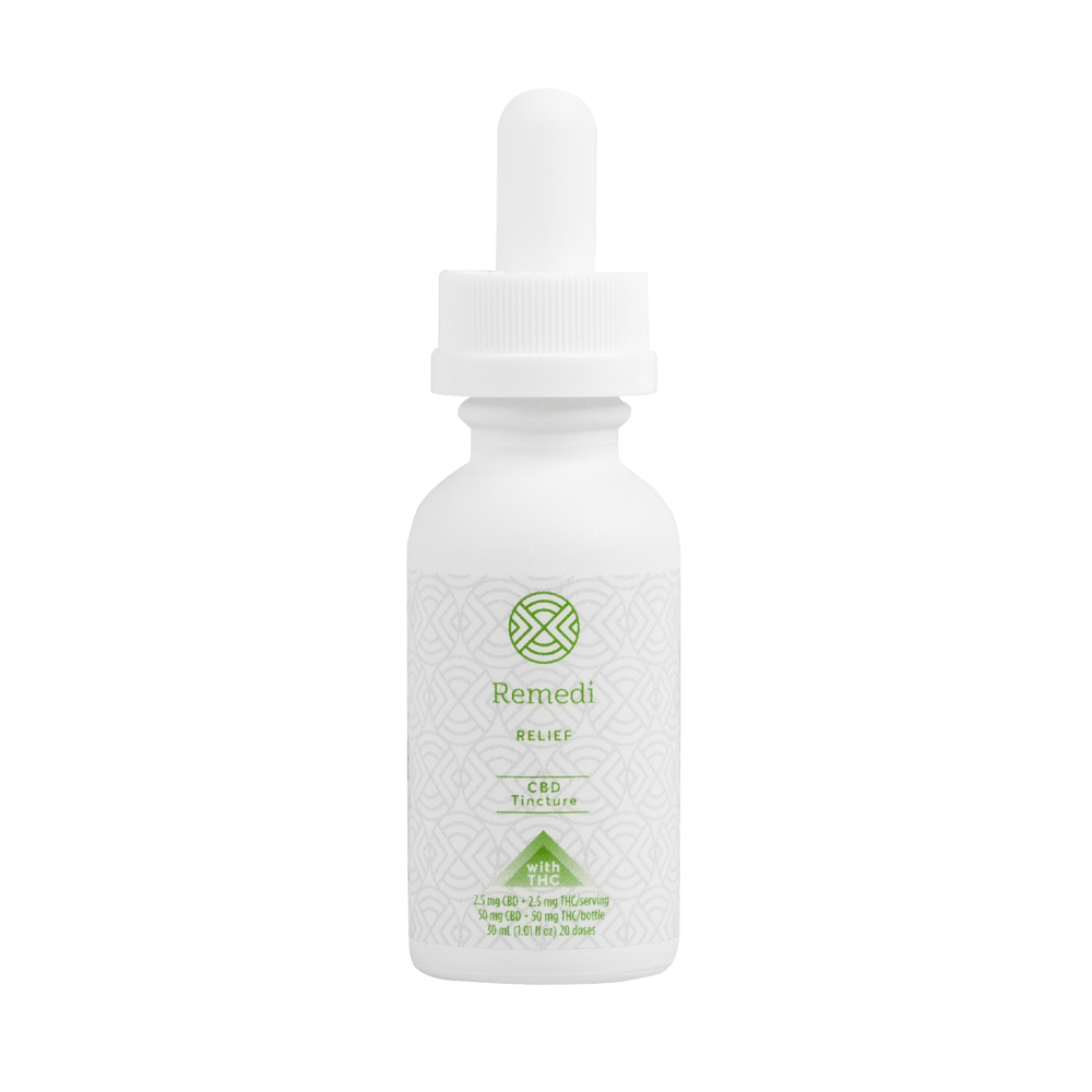 1:1 Relief Tincture (100mg CBD/100mg THC) by Remedi™