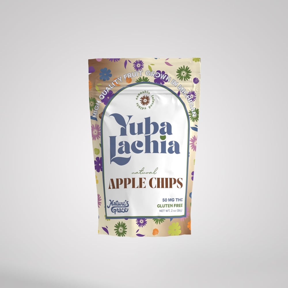 Natural Apple Chips (50mg) by Yubalachia