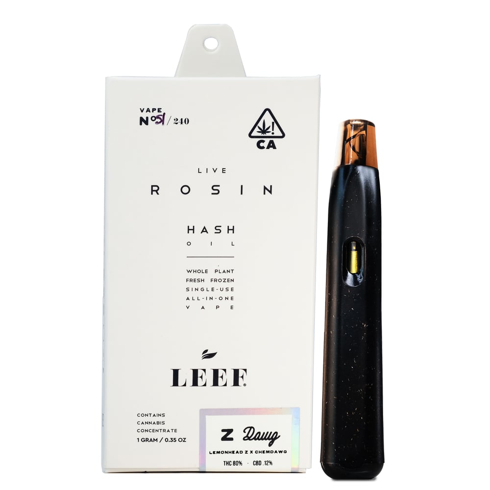 Z DAWG LIVE ROSIN VAPE [1gram] by LEEF