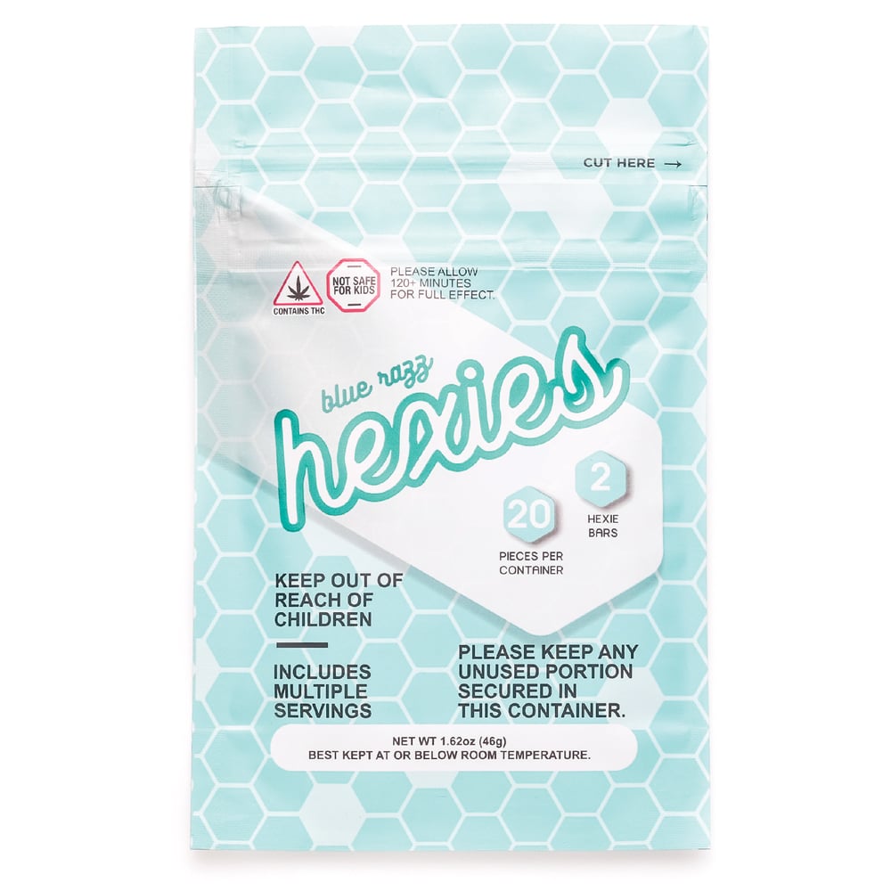 Hexies Blue Razz [20pk] (100mg) by Hexies