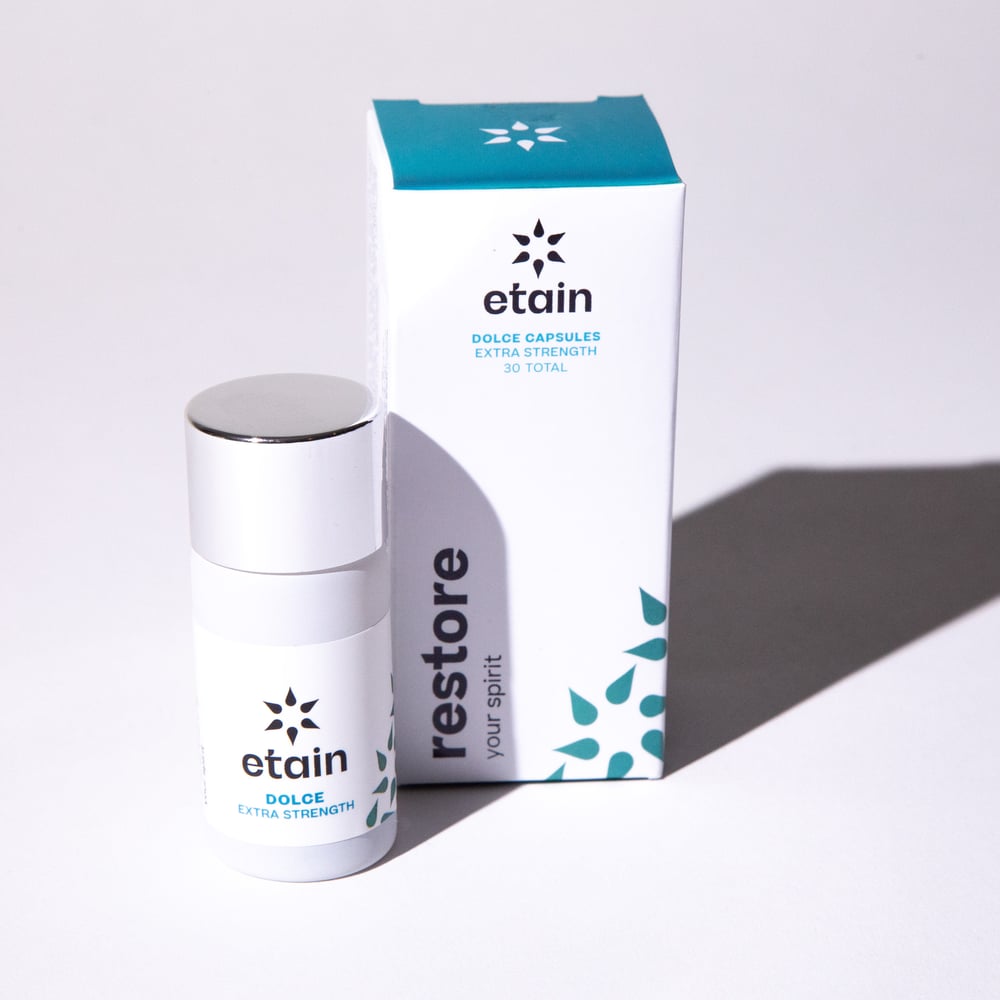 Dolce Capsules XL [30pk] (120mg THC/1500mg CBD) by Etain