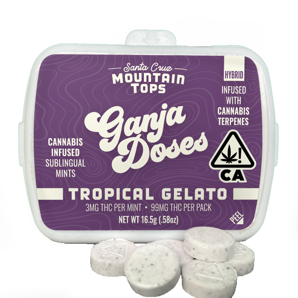 Gelato mints- Hybrid [33pk] (100mg) by Santa Cruz Mountain Tops