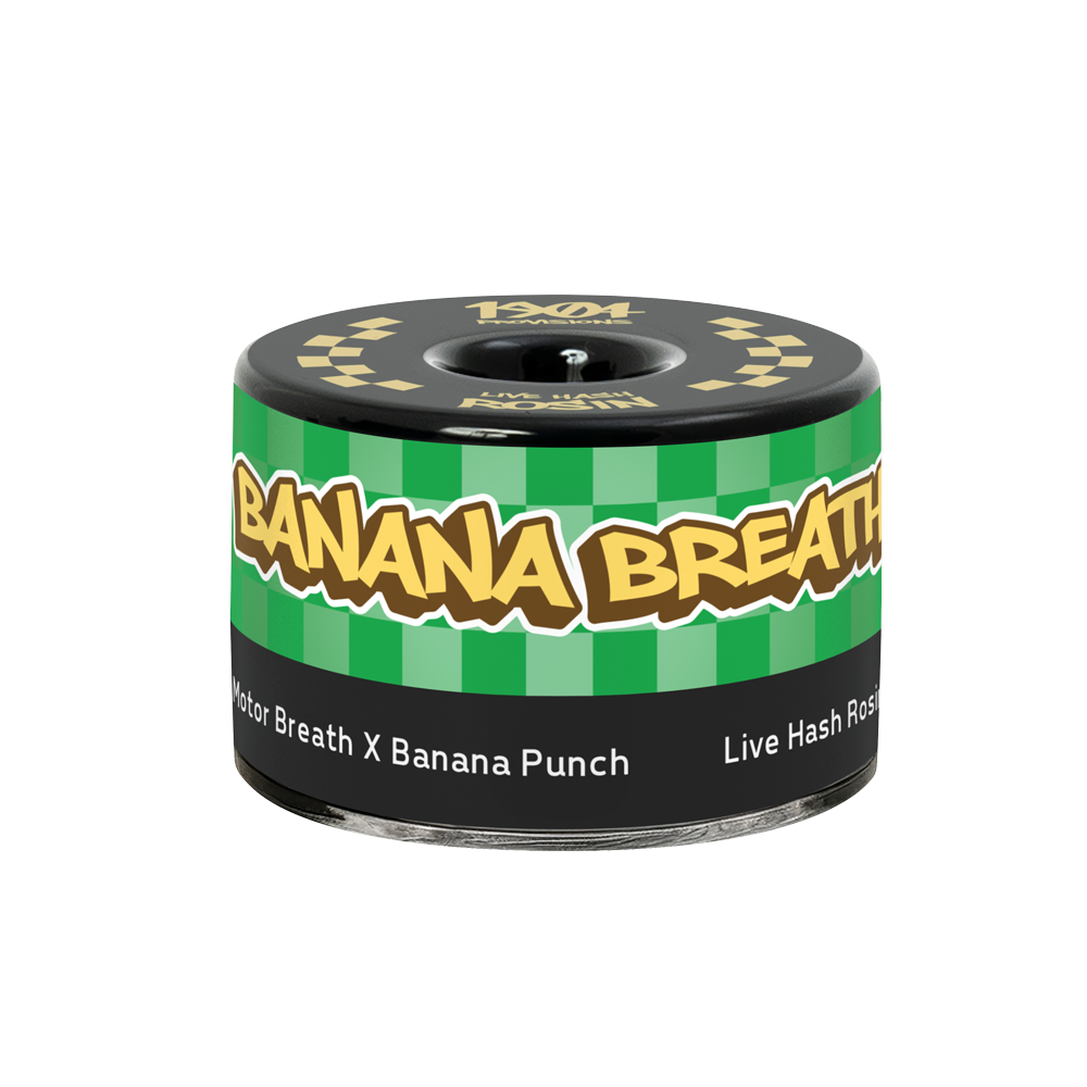 1904 Provisions | BANANA BREATH | Live Hash Rosin | Ice Water Hash | 1g by 1904