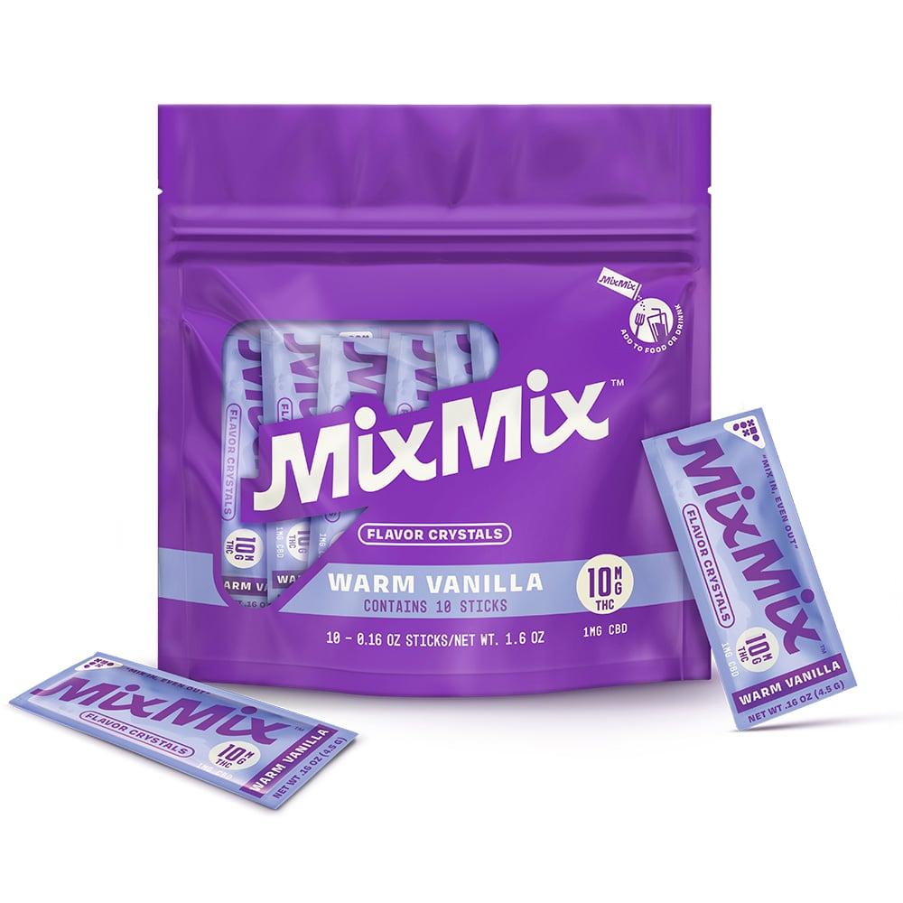 Warm Vanilla [10pk] (10mg CBD/100mg THC) by MixMix