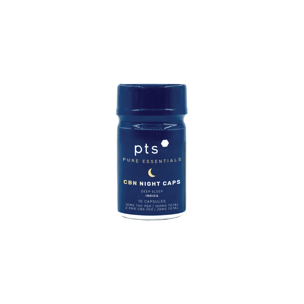 Night Caps 4:1 [10pk] (100mg THC/25mg CBN) by PTS