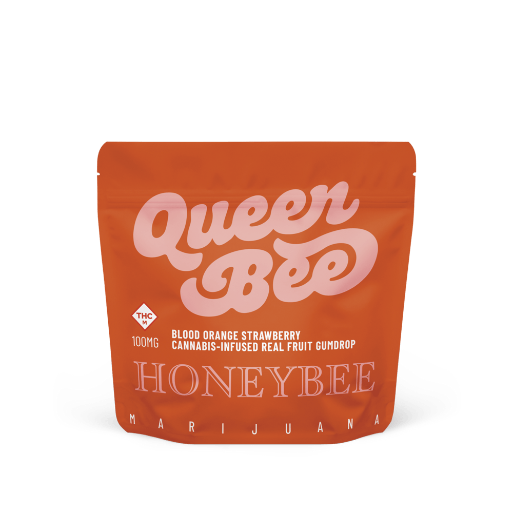 Blood Orange Strawberry Gumdrop [1pk] (100mg) by Honeybee