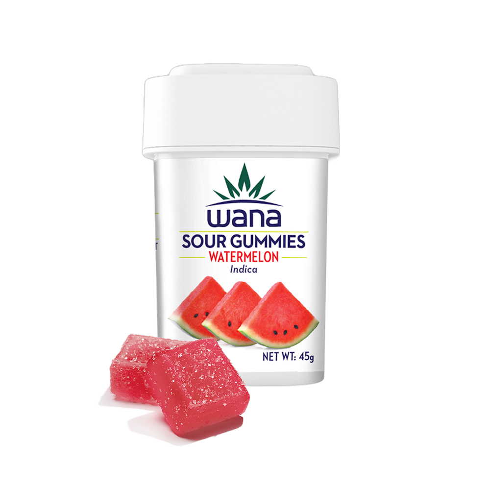 Watermelon - Indica [10pk] (100mg) by Wana