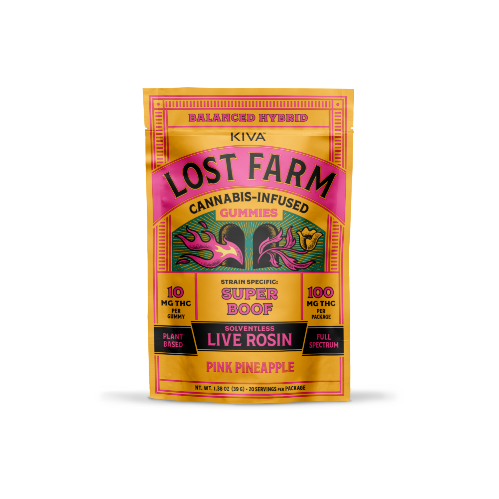 Pink Pineapple x Super Boof [10pk] (100mg) by Lost Farm