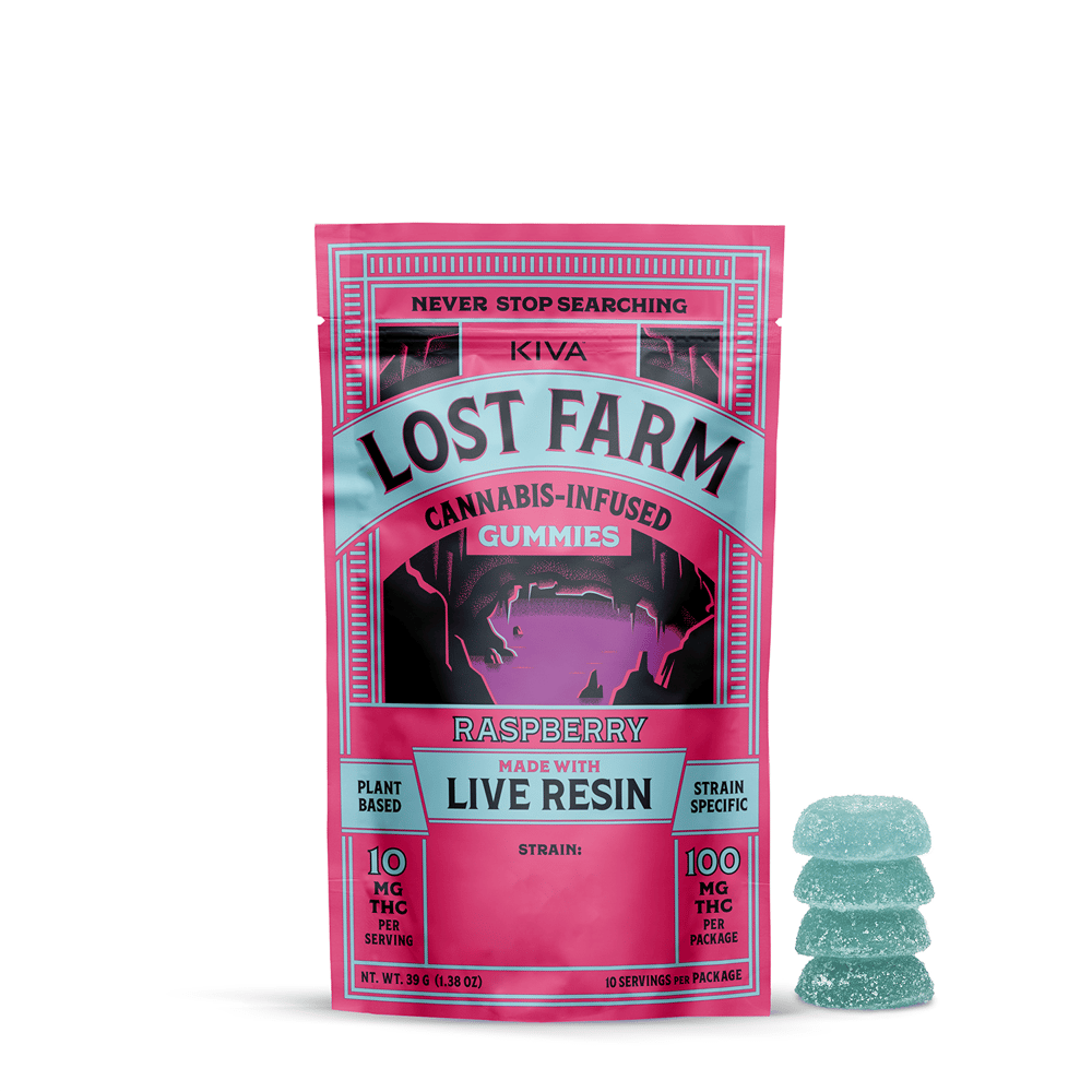 Raspberry x Kush Cake [10pk] (100mg) by Lost Farm