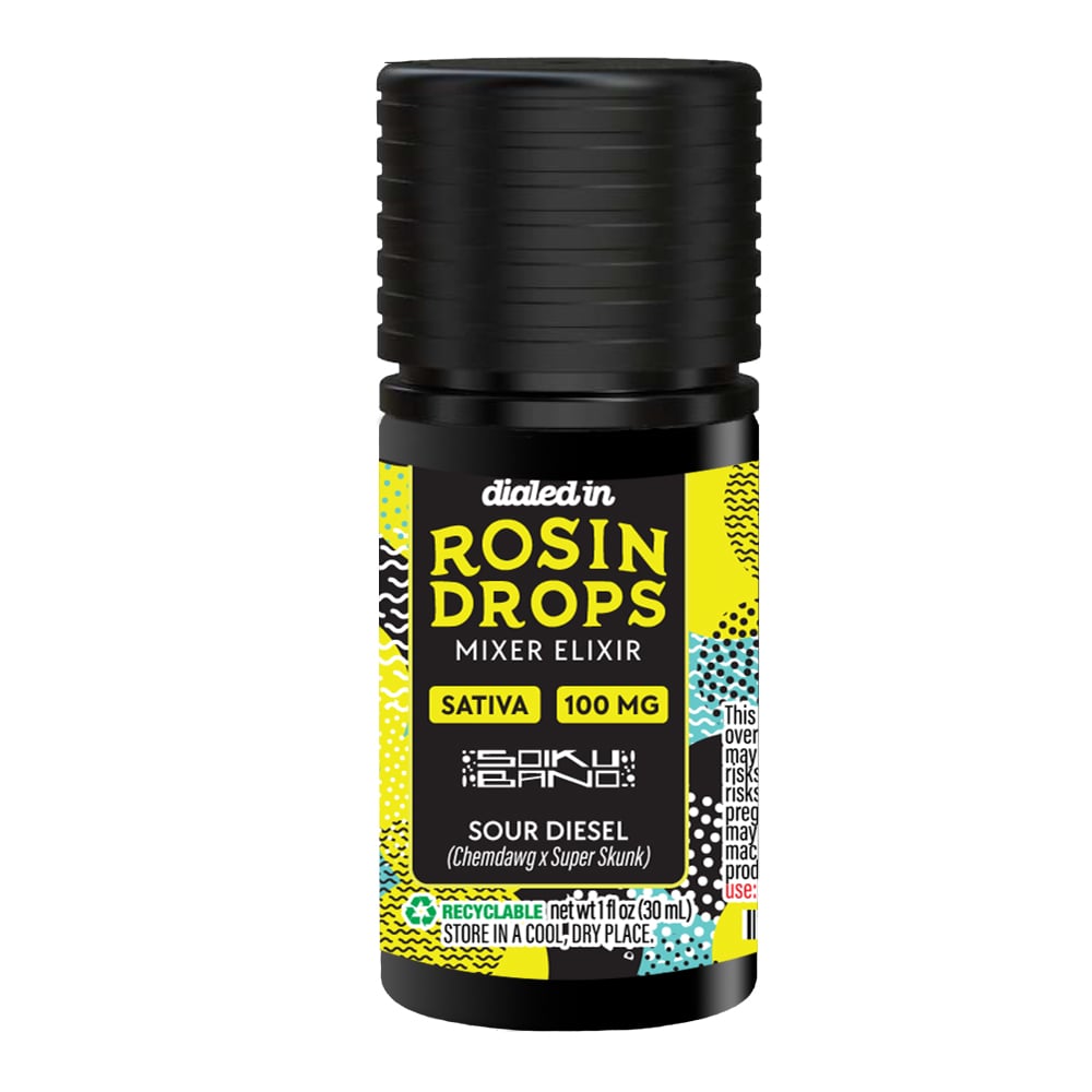 100mg - Sour Diesel #510 - Rosin Drops by Dialed In Gummies