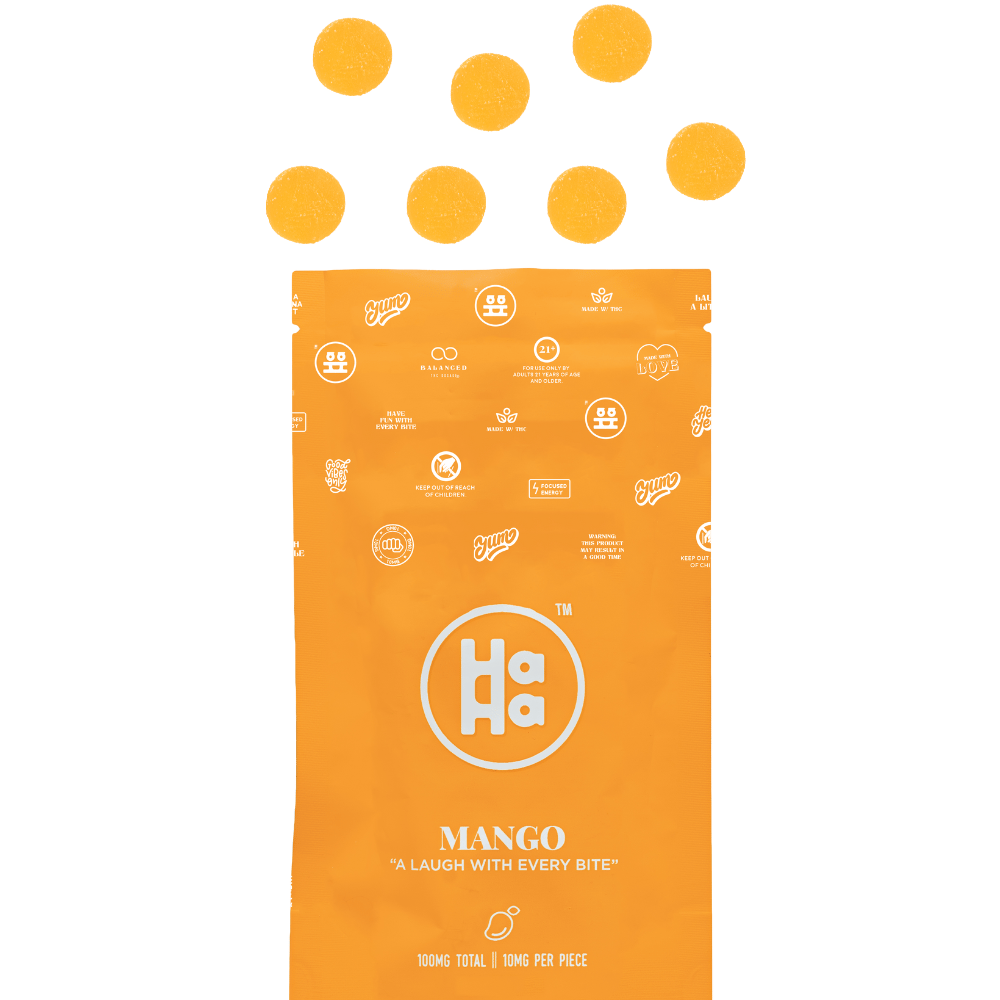 Mango [10pk] (100mg) by HaHa Edibles
