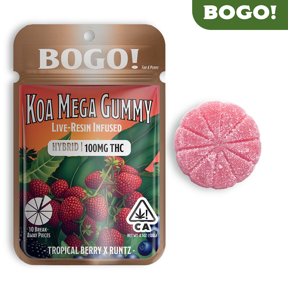 Tropical Berry x Runtz [1pk] (100mg) by Koa Cannabis Co.