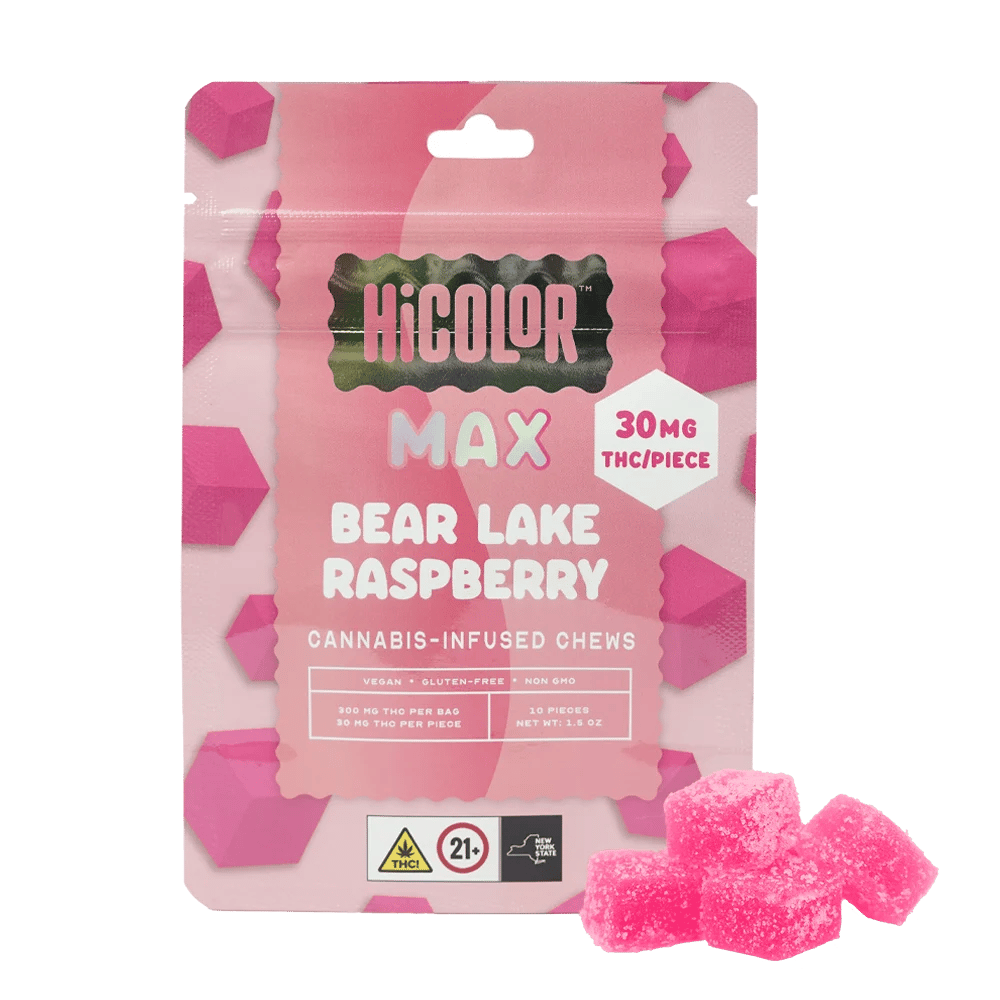 Bear Lake Raspberry MAX [10pk] (300mg) by HiCOLOR