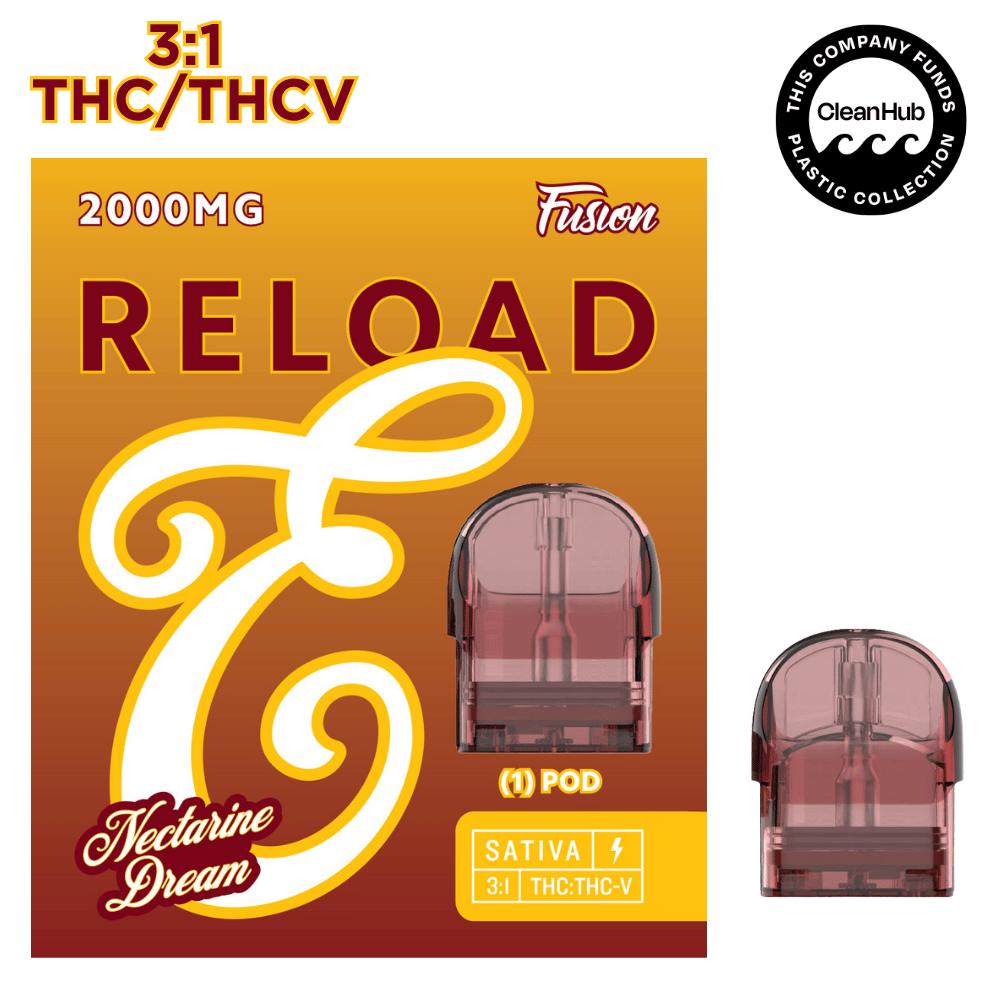 RELOAD - 2g FUSION - Nectarine Dream (3:1 THC/THCV) by Eureka Vapor