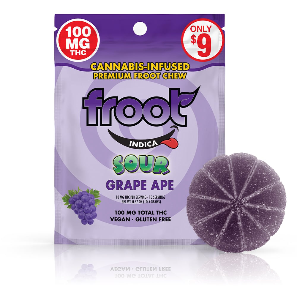 Sour Grape Ape [1pk] (100mg) by Froot