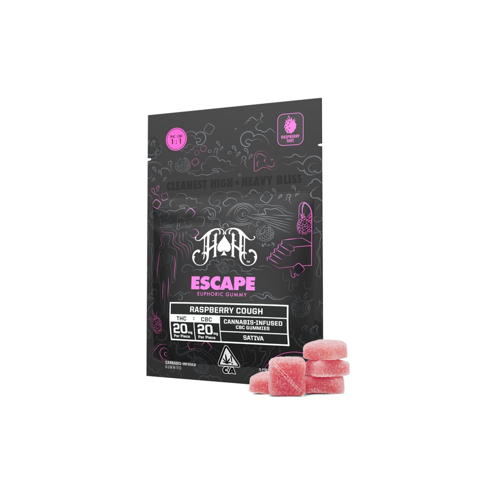 PROMO - Heavy Hitters - Raspberry Cough | Sativa - Escape RCS CBC Euphoric Gummy by PROMO