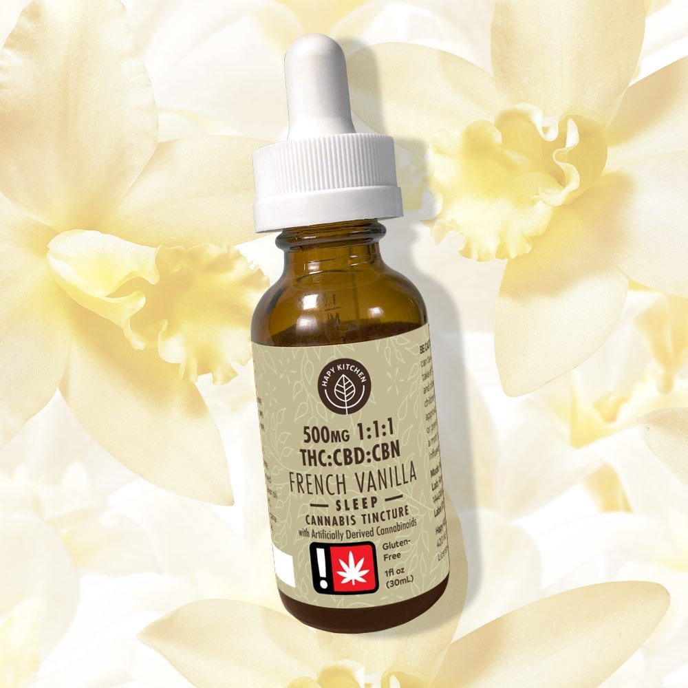 1:1:1 French Vanilla - Sleep [1oz] (500mg THC/500mg CBD/500mg CBN) by Hapy Kitchen