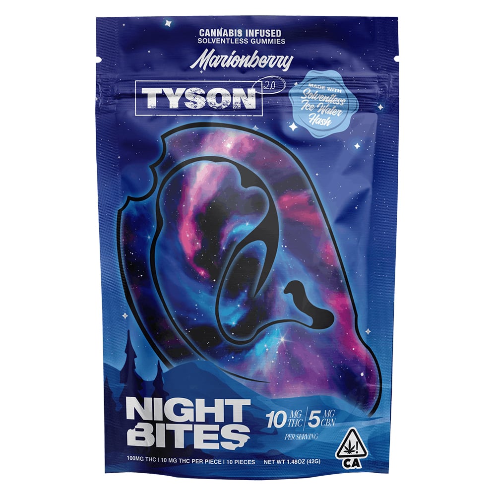 NIGHT BITES [10pk] (100mg THC/50mg CBN) by TYSON 2.0
