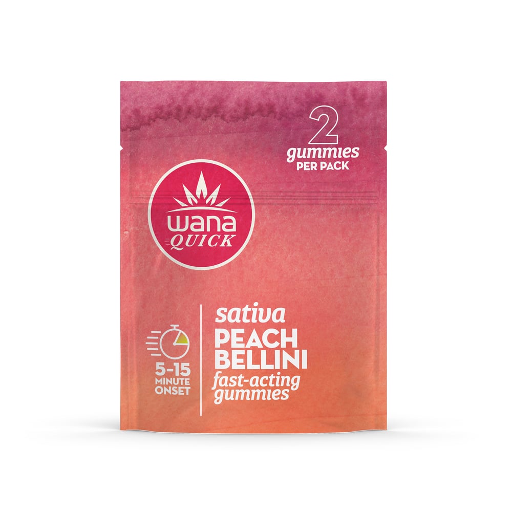 Peach Bellini - Sativa [2pk] (20mg) by Wana