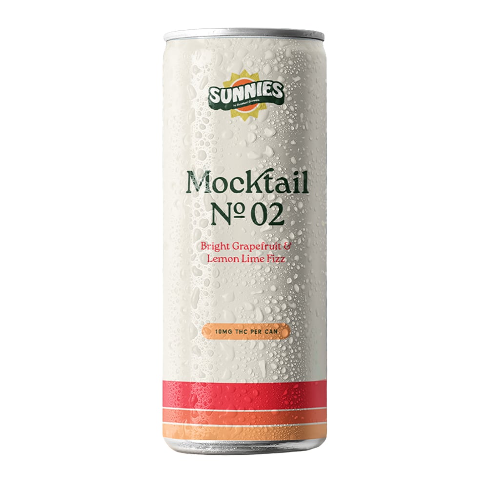 Mocktail No. 2 Bright Grapefruit & Lemon Lime Fizz (10mg) by Sunnies