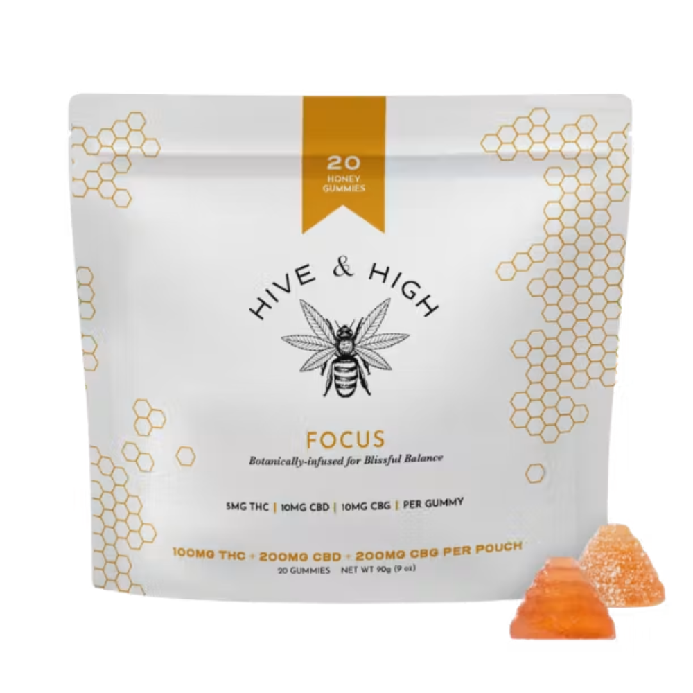 Focus [20pk] (100mg THC/200mg CBD/200mg CBN) by Hive & High
