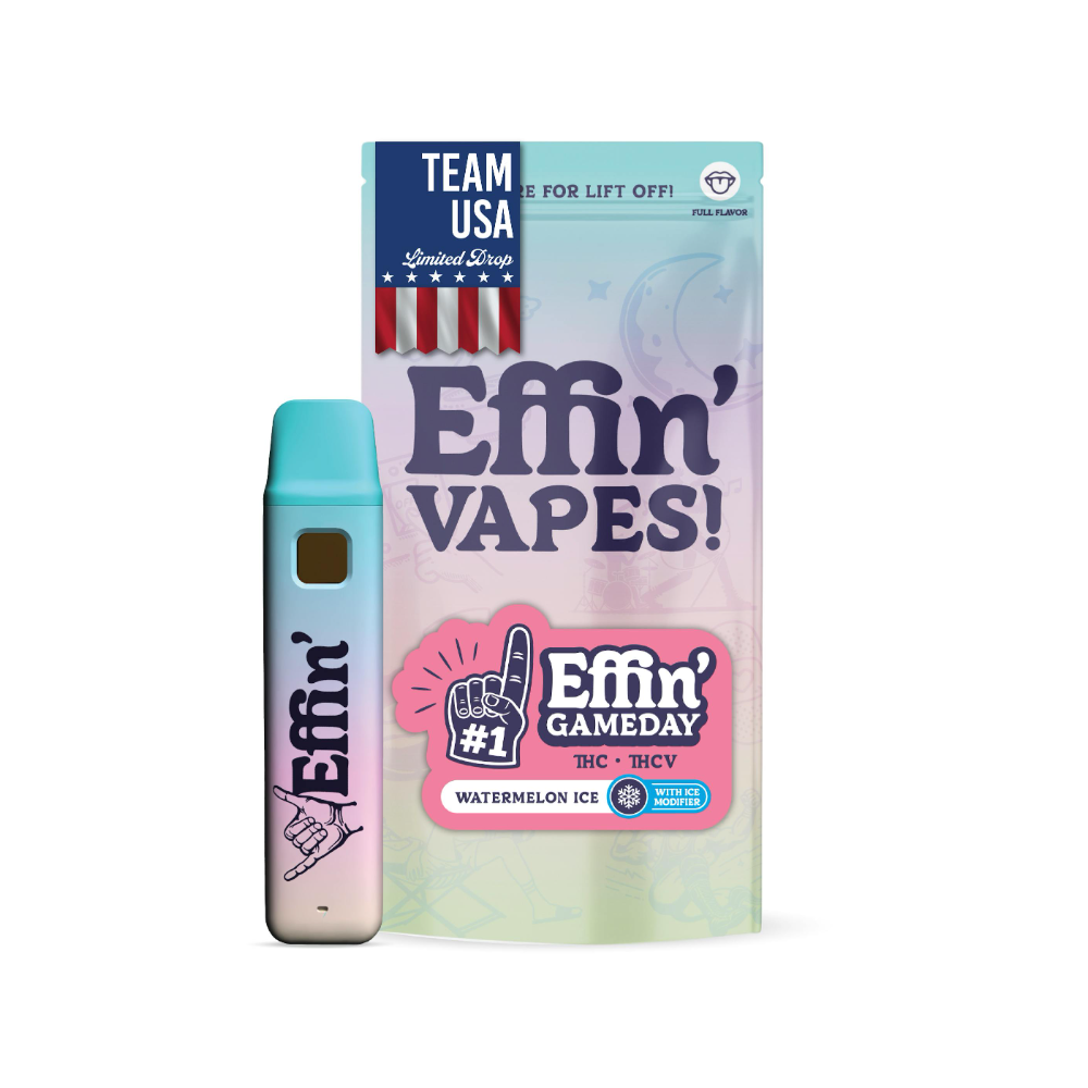 4:1 THC:THCv Gameday USA Watermelon Ice [1000mg] by Effin'