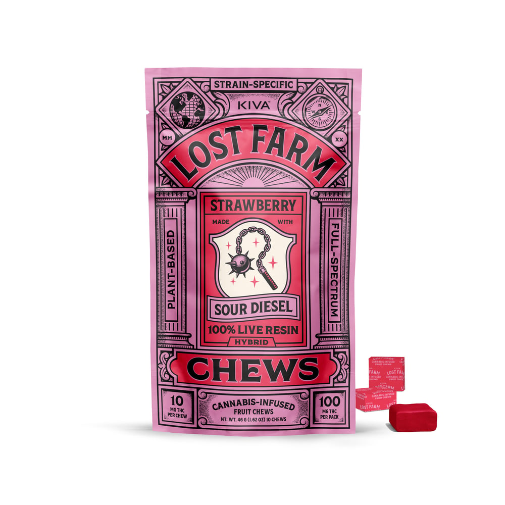 Strawberry x Sour Diesel [10pk] (100mg) by Lost Farm in United States
