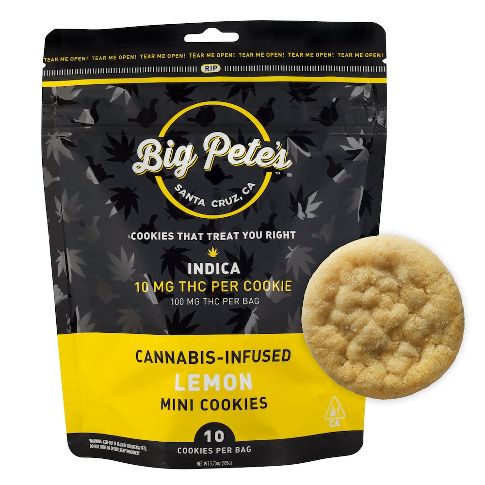 Lemon - Indica [10pk] (100mg) by Big Pete's Treats