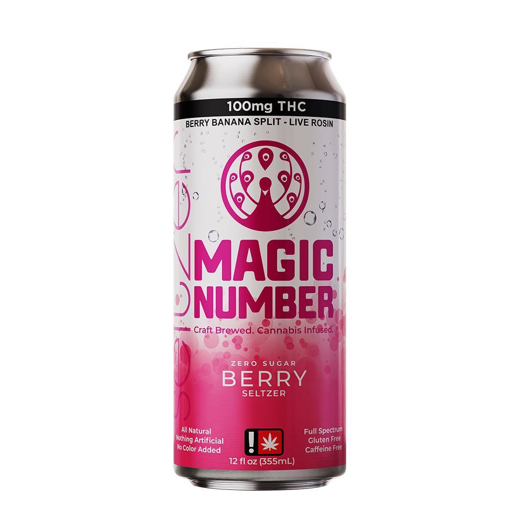 Berry Seltzer (100mg Live Resin) by Magic Number