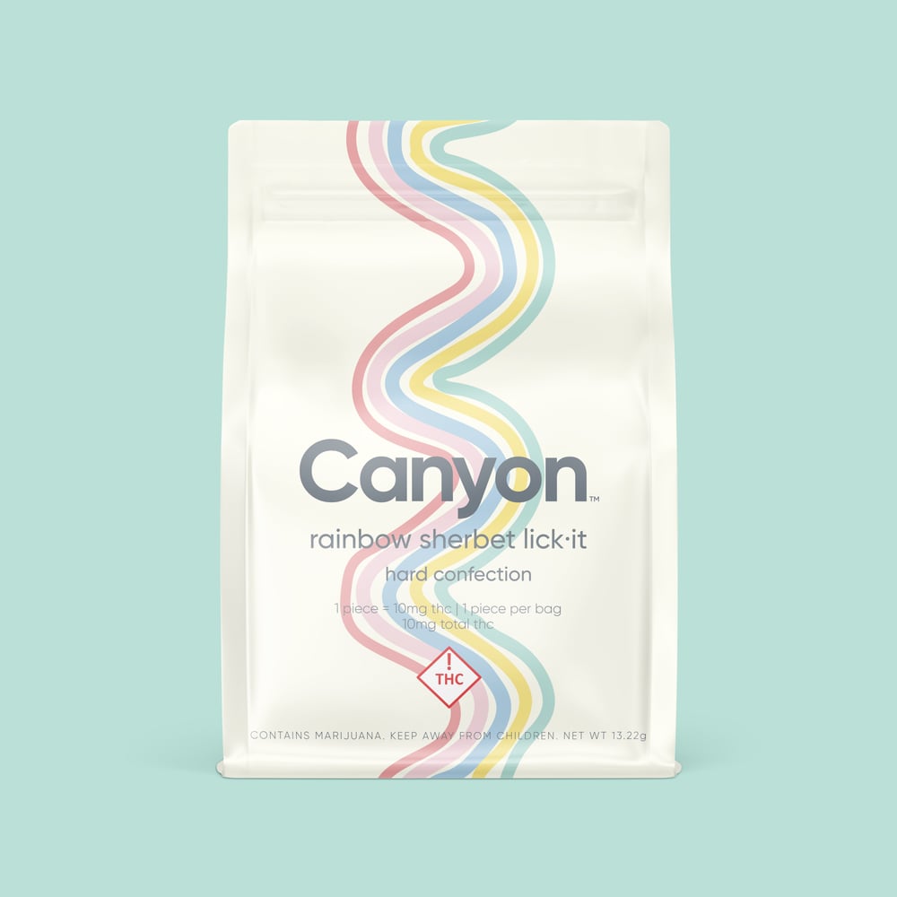 Rainbow Sherbet Lollipop - 10mg by Canyon