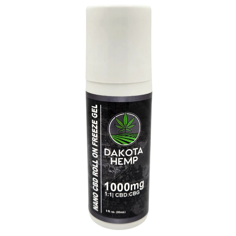 1:1 Pain Relief Freeze Gel [3oz] (500mg CBD/500mg CBG) by Dakota Hemp