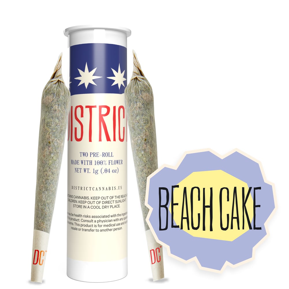 Beach Cake [.5g] by District Cannabis