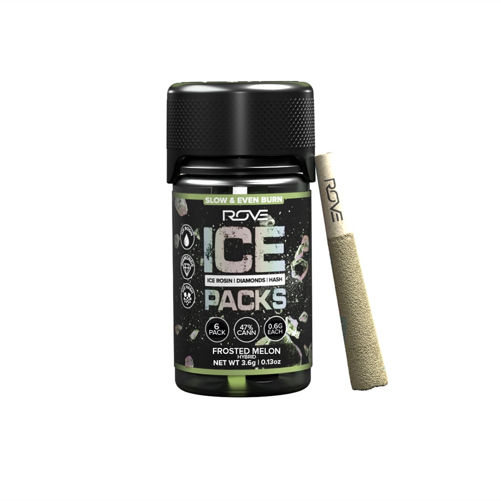 Frosted Melon - Infused Ice Packs (Rosin, Hash, and Diamonds) [6x 0.6g] by ROVE
