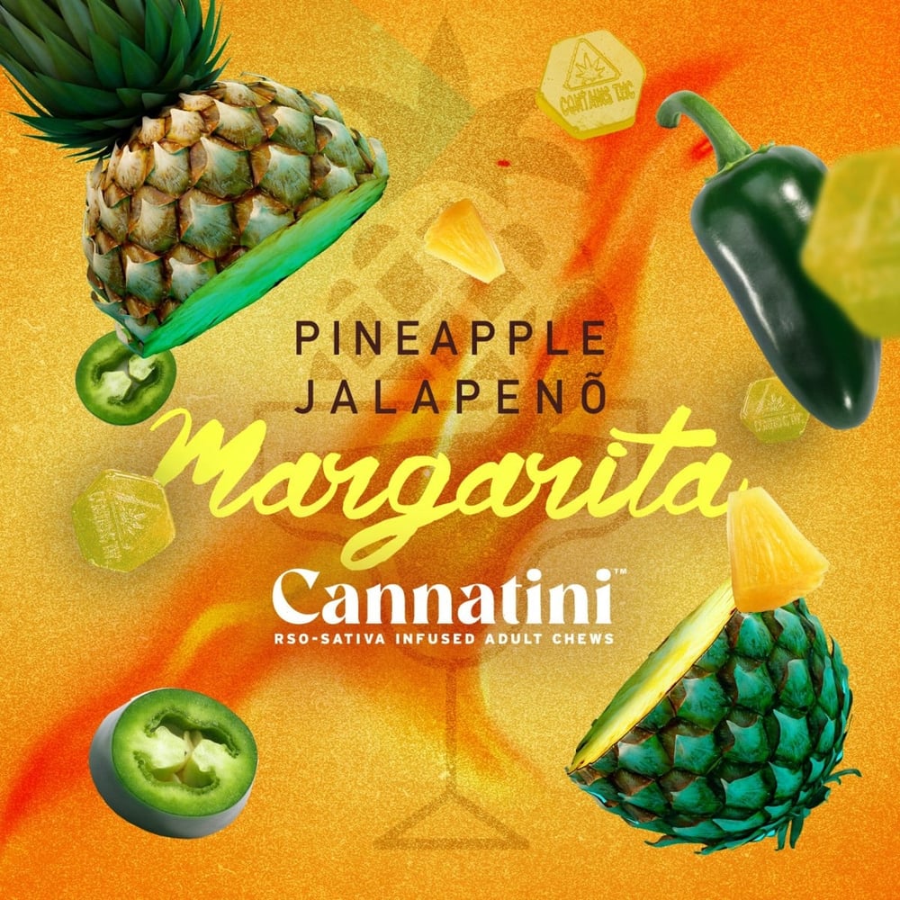Pineapple Jalapeno Margarita [20pk] (100mg) by Cannatini
