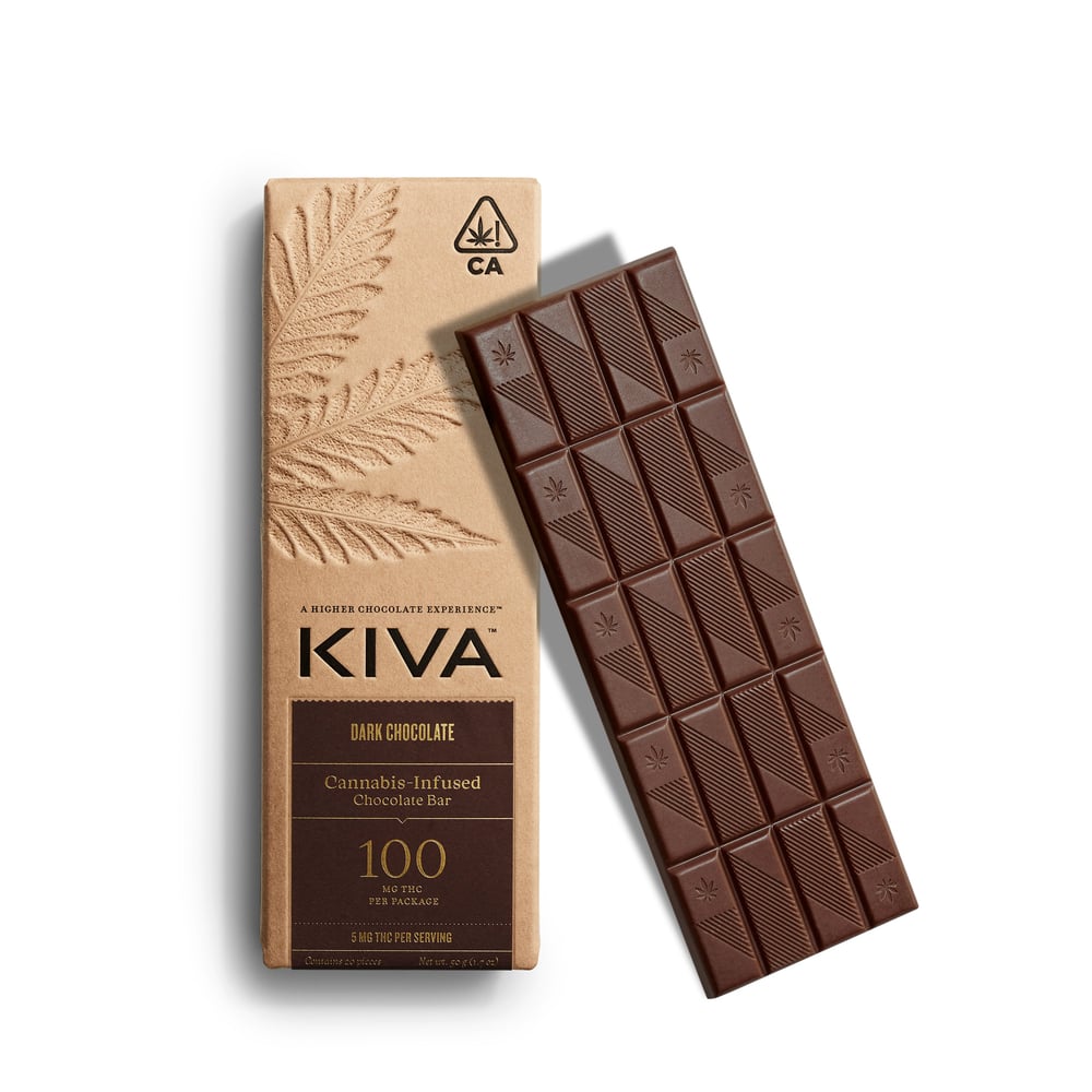 Dark Chocolate (100mg THC) by KIVA